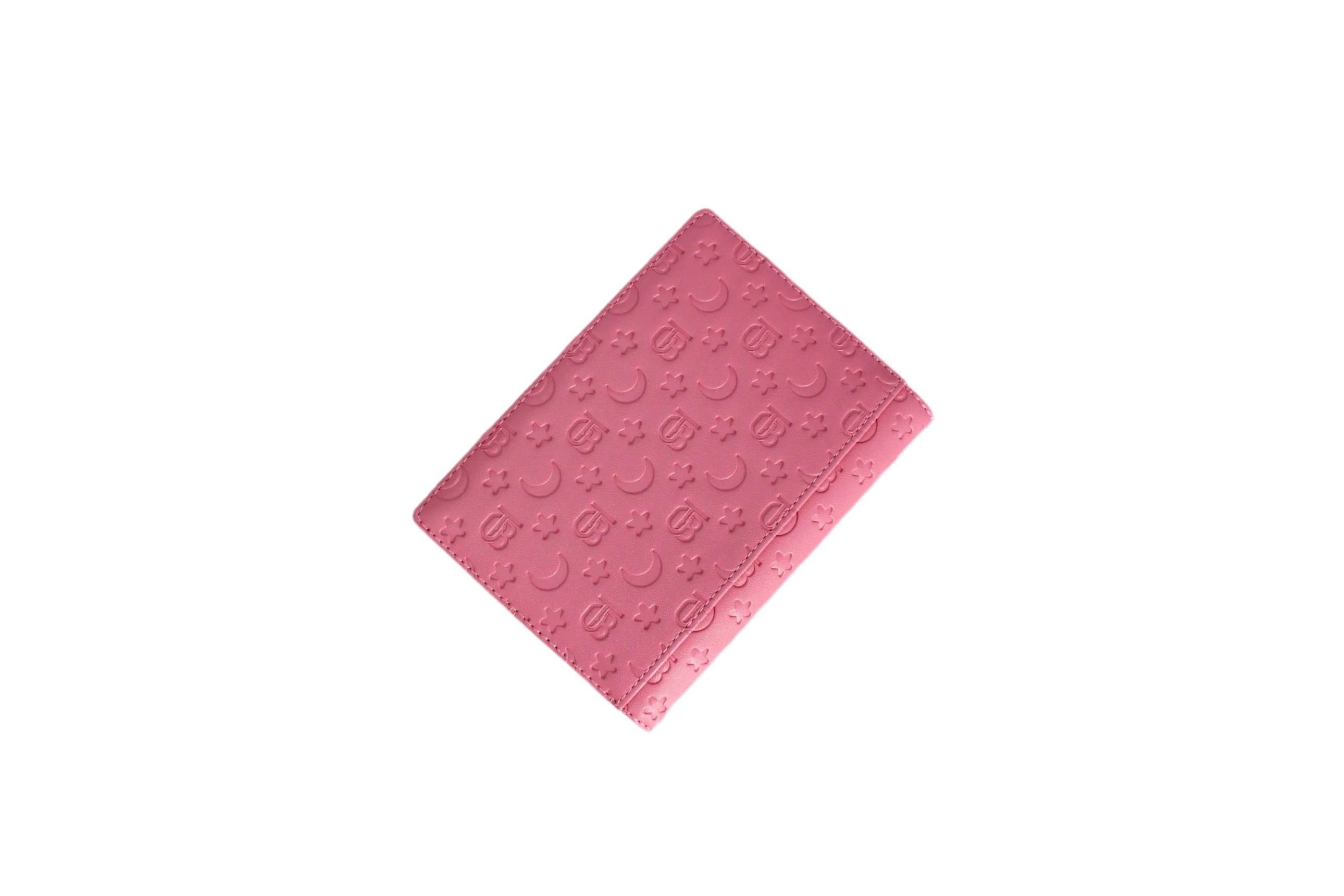 Overnight Travel Bags embossed pink passport wallet