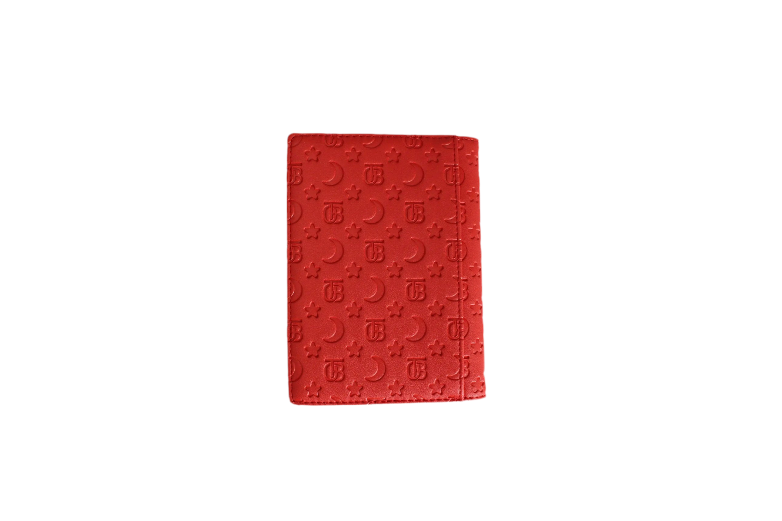 Overnight Travel Bags embossed red passport wallet