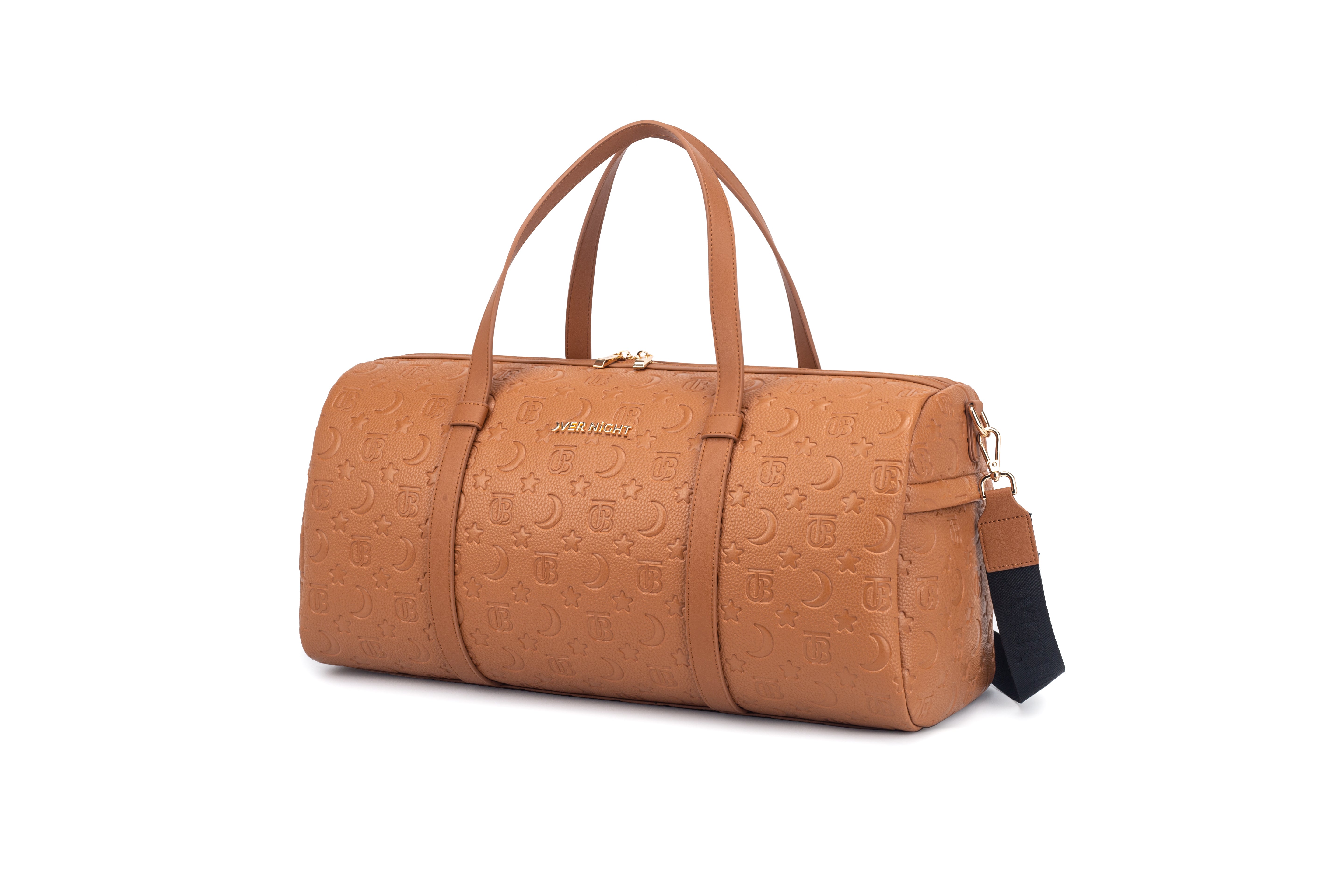 OverNight Travel Bags® embossed camel Go Duffle