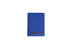 Overnight Travel Bags embossed blue passport wallet