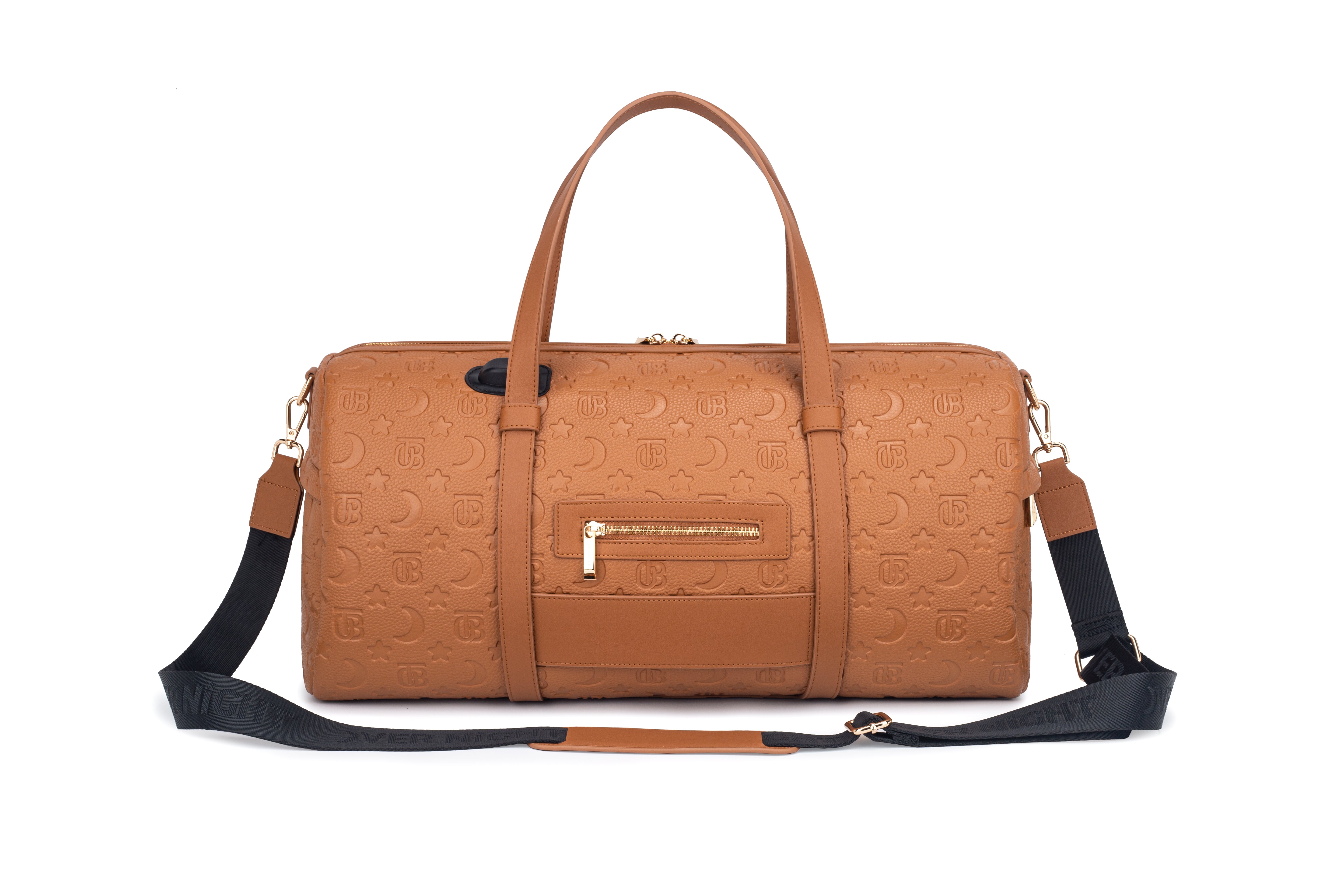 OverNight Travel Bags® embossed camel Go Duffle