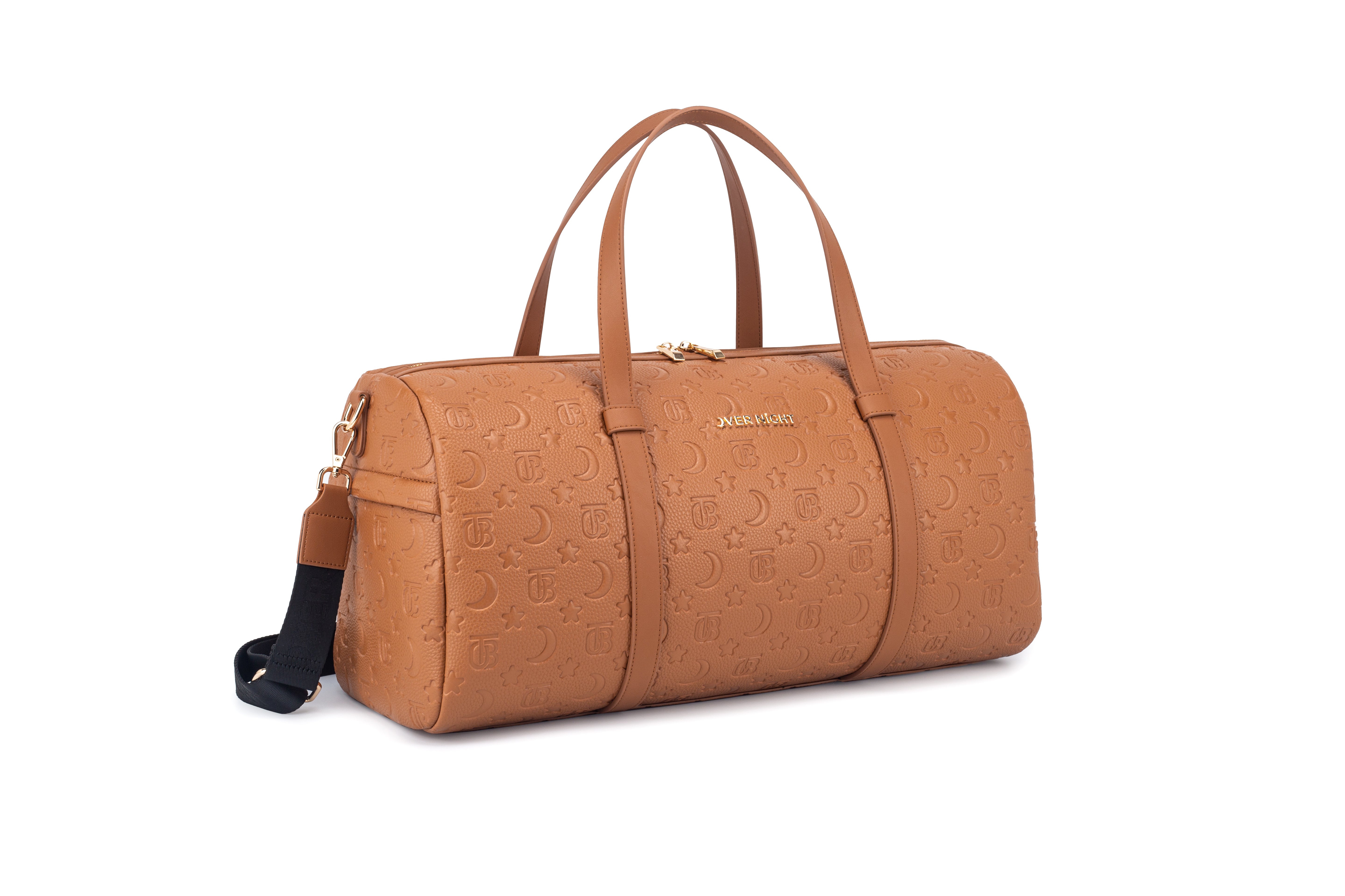 OverNight Travel Bags® embossed camel Go Duffle