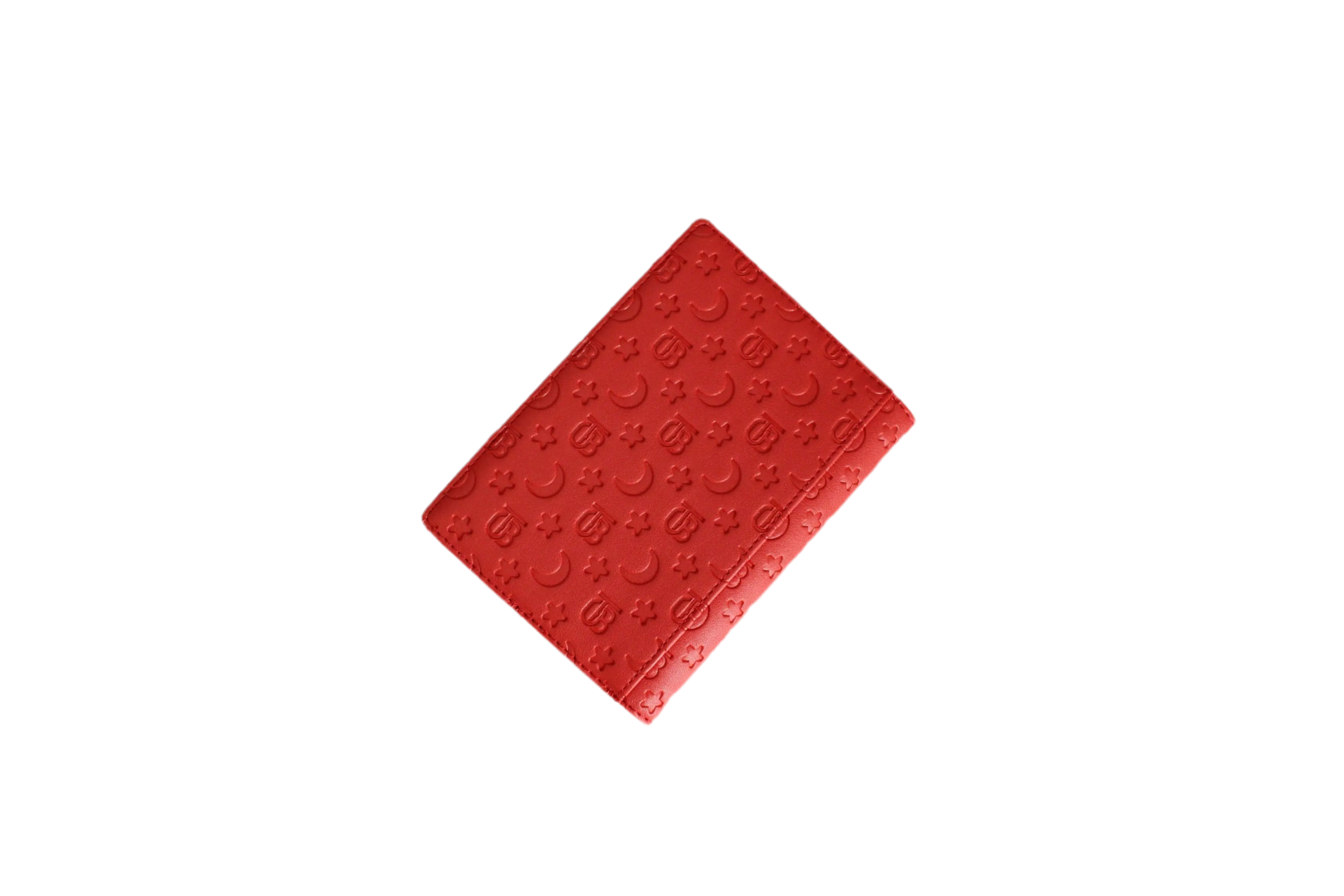 Overnight Travel Bags embossed red passport wallet