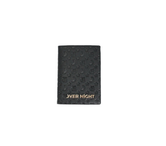 Overnight Travel Bags embossed black passport wallet