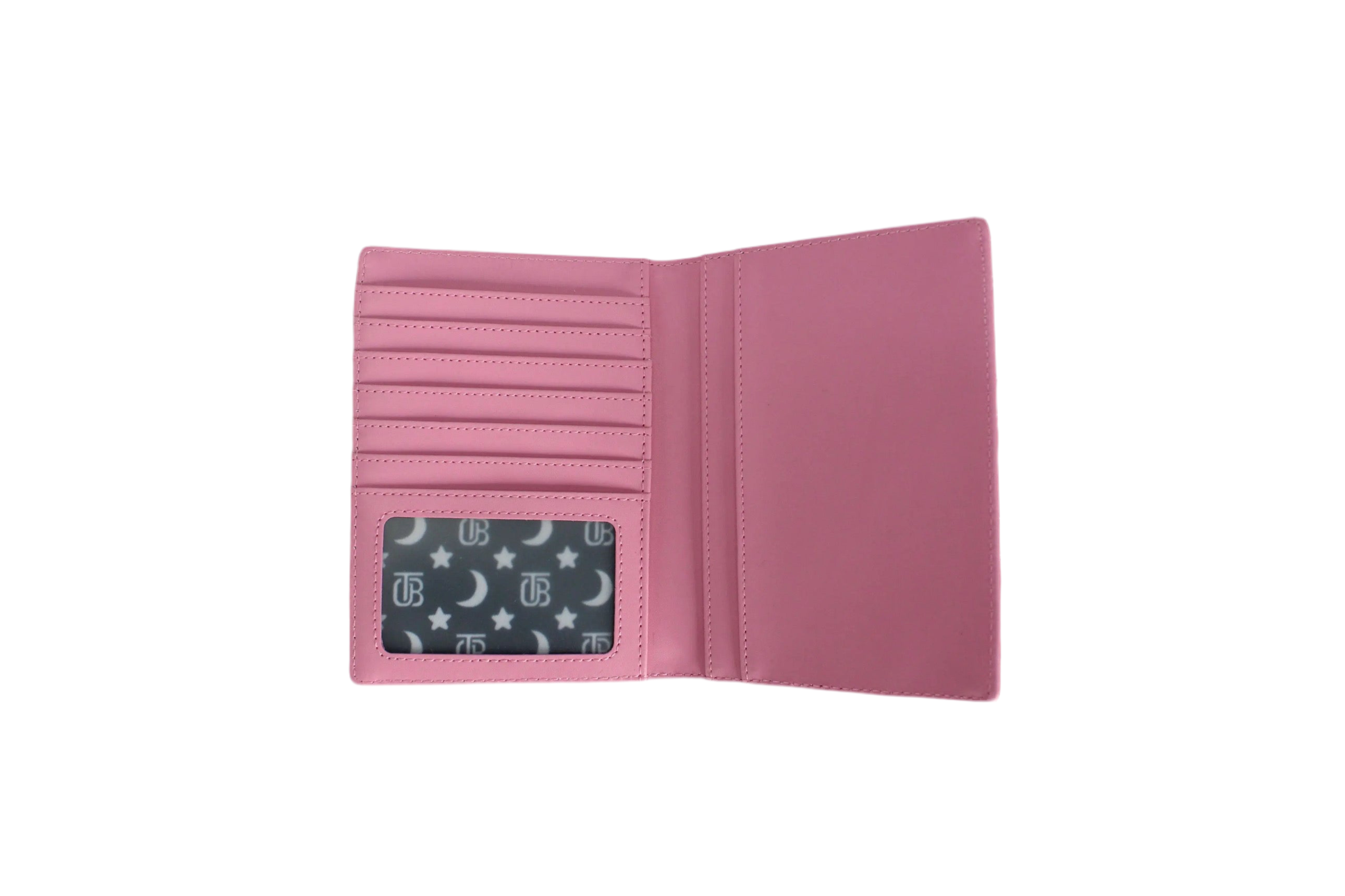 Overnight Travel Bags embossed pink passport wallet