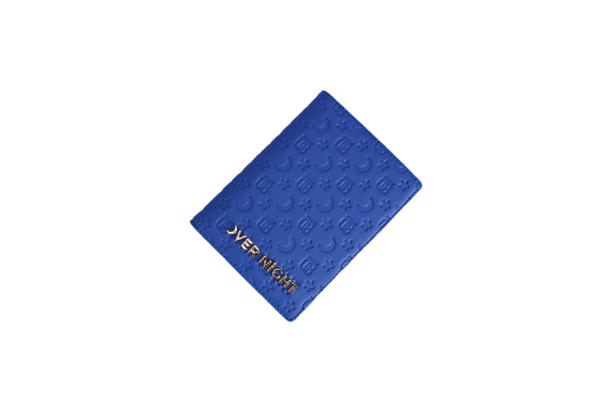 Overnight Travel Bags embossed blue passport wallet