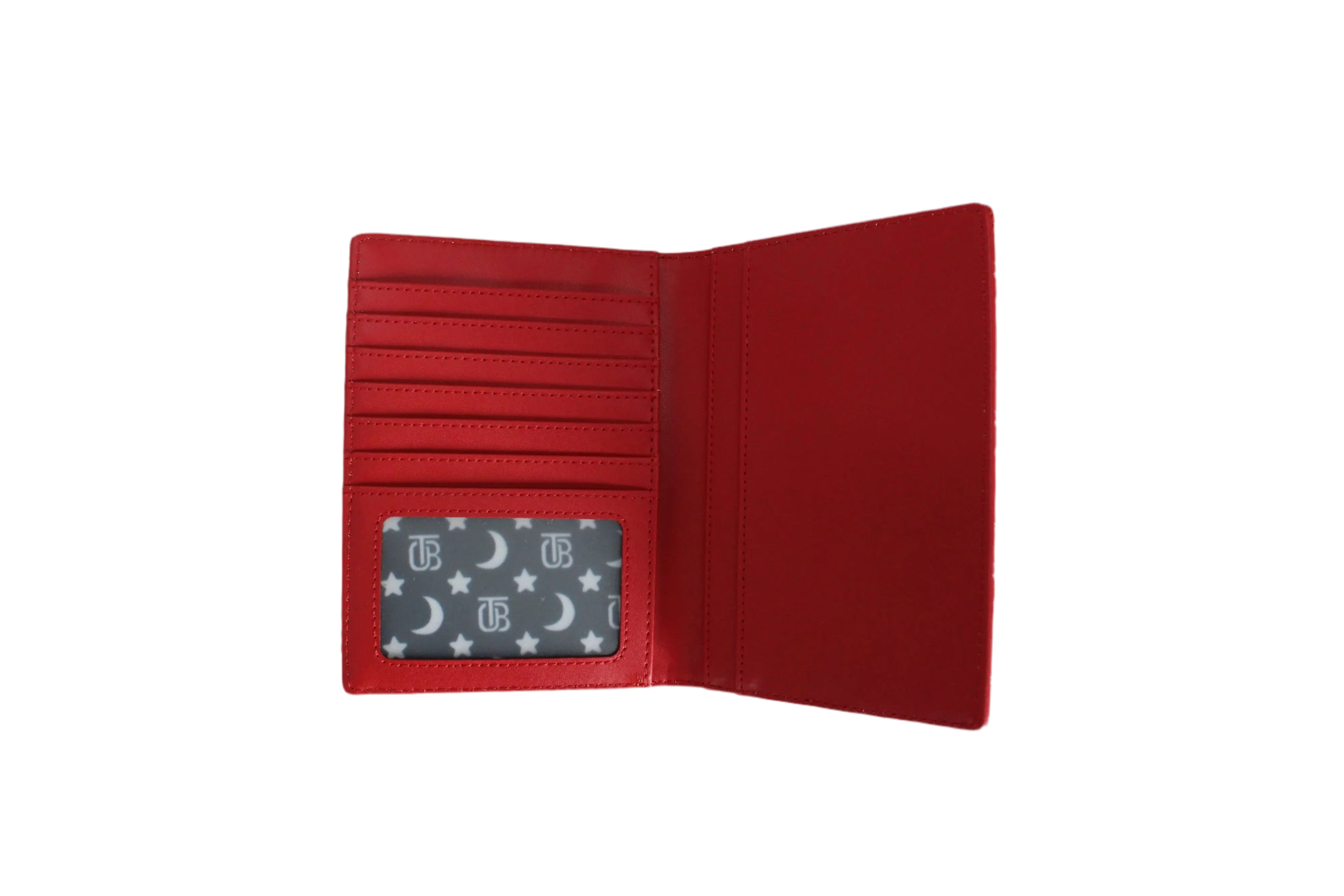 Overnight Travel Bags embossed red passport wallet