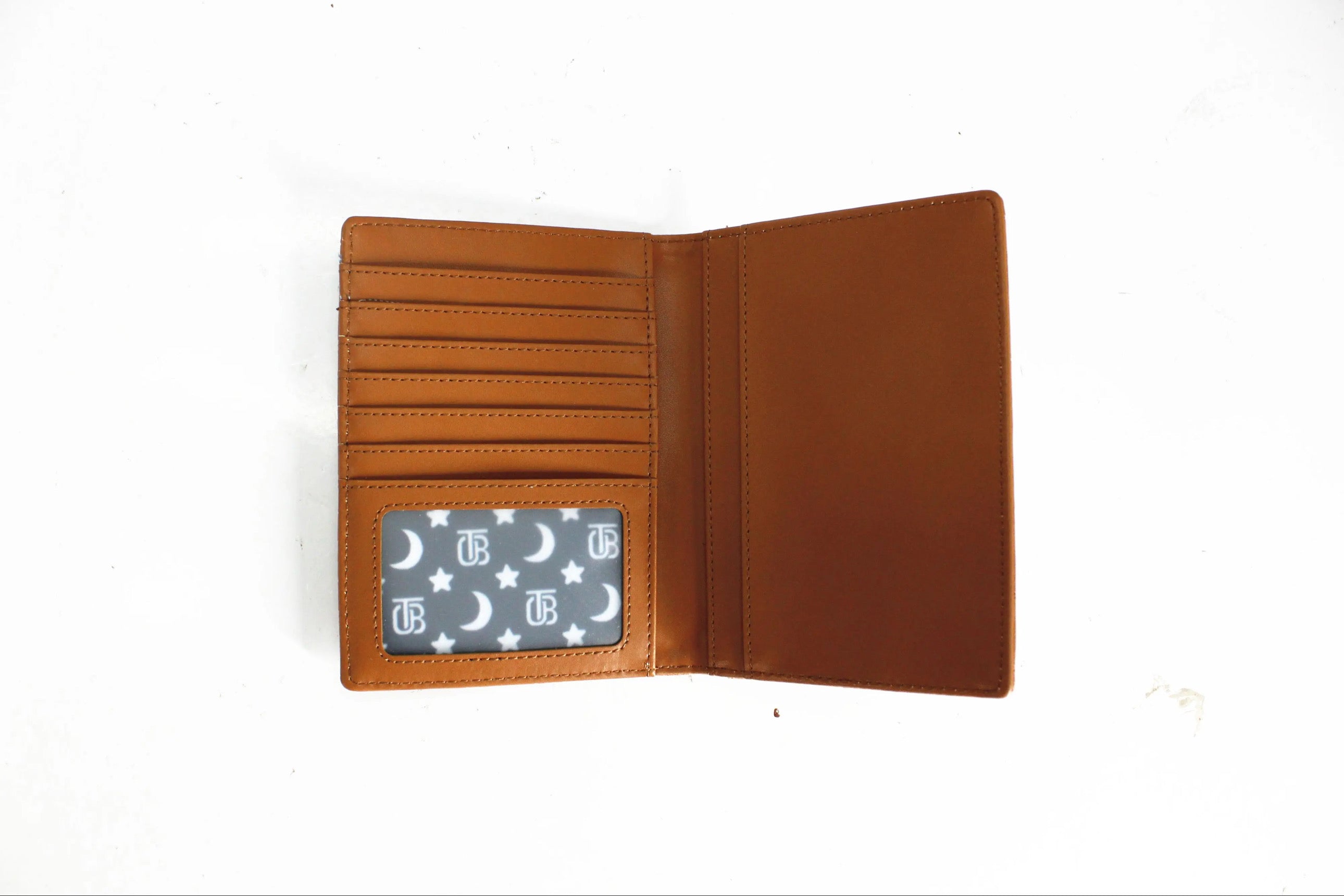 Overnight Travel Bags embossed brown passport wallet