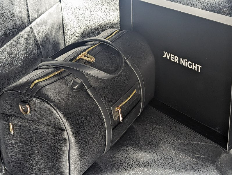 OverNight Travel Bags® Black Go Duffle